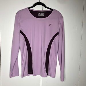 New balance long sleeve athletic top, size XL